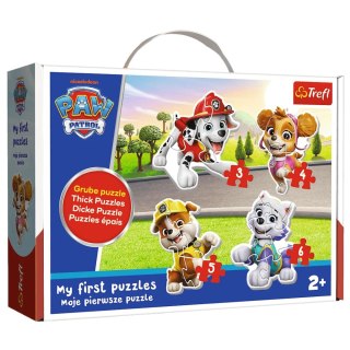 Puzzle - Baby Classic - Kochane pieski - Psi Patrol - Trefl 36136 Trefl Puzzle