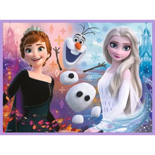 Puzzle + MEMOS - 2w1 (30,48) - Księżniczki w swojej krainie - Disney Kraina Lodu - Trefl 93335 Trefl Puzzle