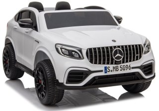 Auto na Akumulator Mercedes GLC 63S Dwuosobowy Światła LED MP3 Biały