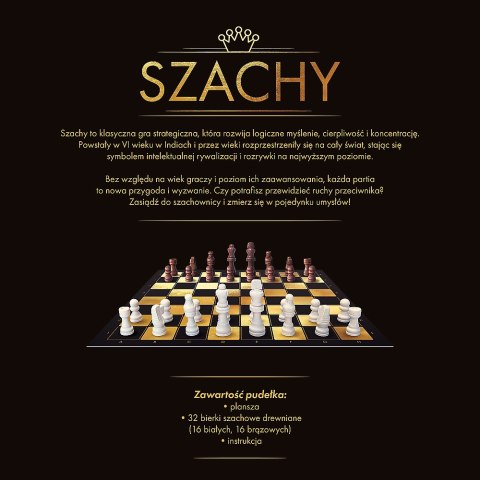 Gra klasyczna Szachy Drewniane Trefl 02892 Trefl Gry