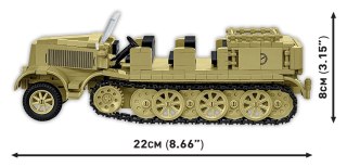 Klocki Sd.Kfz.8 Towing 8.8 cm Flak 36, 975 elementów Cobi Klocki