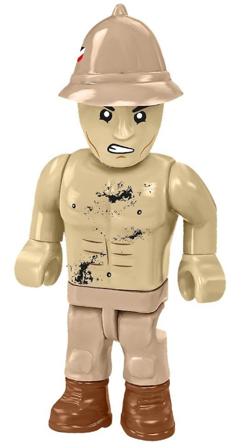 Klocki Sd.Kfz.8 Towing 8.8 cm Flak 36, 975 elementów Cobi Klocki