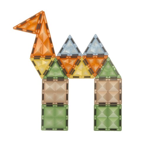 Klocki magnetyczne konstrukcyjne świecące zwierzęta 90 elementów Kik Sp. z o. o. Sp. k.