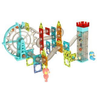 Klocki magnetyczne magnetic sticks marble tor kulkowy z dźwiękiem muzyką grający 118 elementów Kik Sp. z o. o. Sp. k.