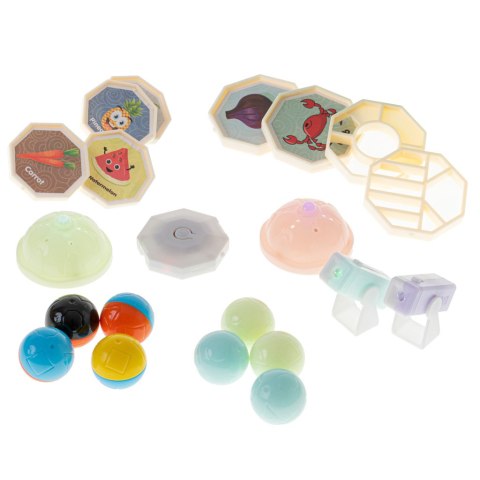 Klocki magnetyczne marble tor kulkowy świecący 75 elementów Kik Sp. z o. o. Sp. k.