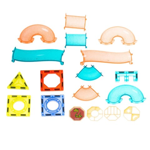 Klocki magnetyczne marble tor kulkowy świecący 75 elementów Kik Sp. z o. o. Sp. k.