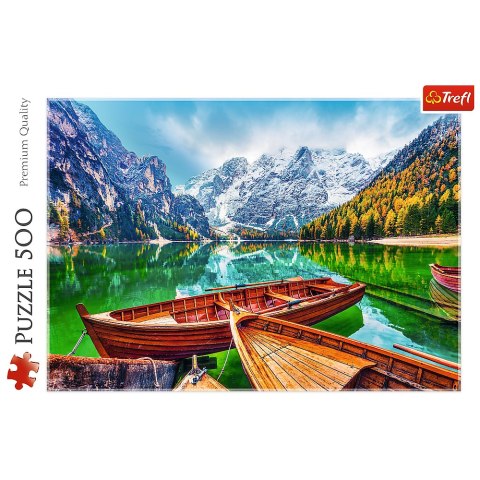 Puzzle - 500 - Jezioro Braies - Włochy - Trefl 37486 Trefl Puzzle