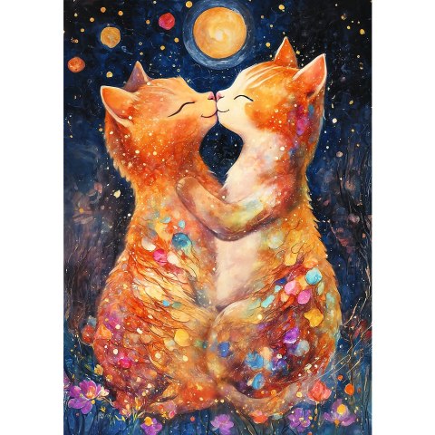 Puzzle - 500 - Pocałunek w Świetle księżyca - Trefl 37546 Trefl Puzzle