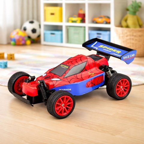 Samochód Wyścigówka Superbohatera Zdalnie Sterowana RC Czerwona
