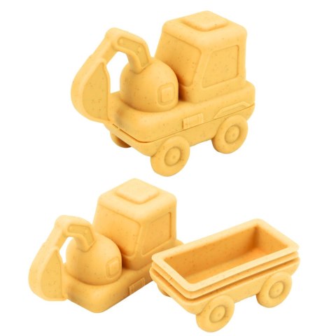 Zabawki Dla Malucha Gumowe Pojazdy Do Rozłączania Zabawy Kąpieli 4 szt. LEAN Toys