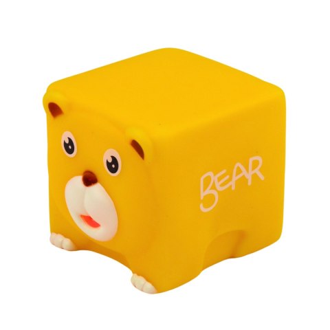 Zestaw Miękkie Klocki Gumowe Zwierzątka Edukacyjne Kolorowe 6 szt. LEAN Toys