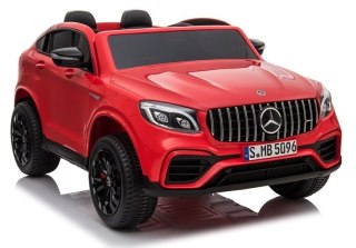 Auto na Akumulator Mercedes GLC 63S Dwuosobowy LED MP3 Czerowny Lakierowany