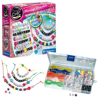 Crazy Chic Zestaw Koralików Bransoletki z Wiadomością Clementoni 18640 Clementoni
