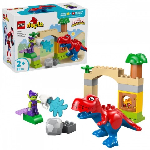 Klocki DUPLO Disney 10463 Dinozaur Spidey-Rex i Zielony Goblin LEGO