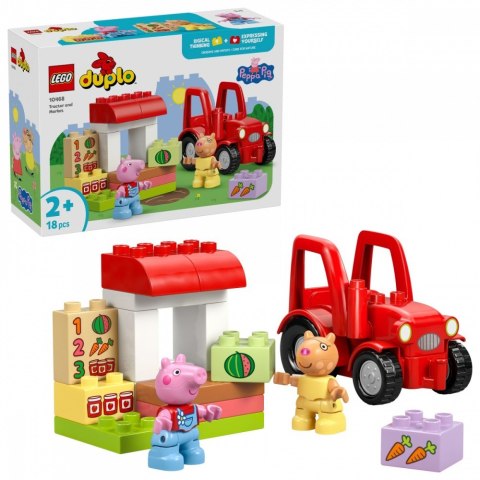 Klocki DUPLO Peppa Pig 10468 Ciągnik i rynek LEGO
