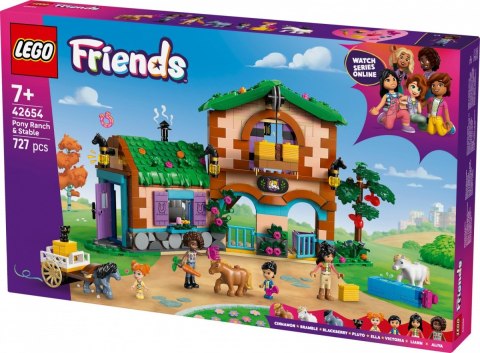 Klocki Friends 42654 Ranczo kucyków i stajnia LEGO