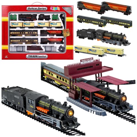 Kolejka FENFA Gigant 7 Wagonów Światło 10m LEAN Toys