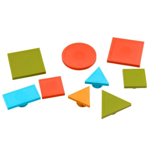 Kreatywne Puzzle Geometryczne Mozaika Układanka Edukacyjna 35 el. LEAN Toys