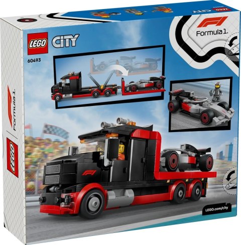 LEGO City 60493 - Ciężarówka F1 z bolidem Audi F1