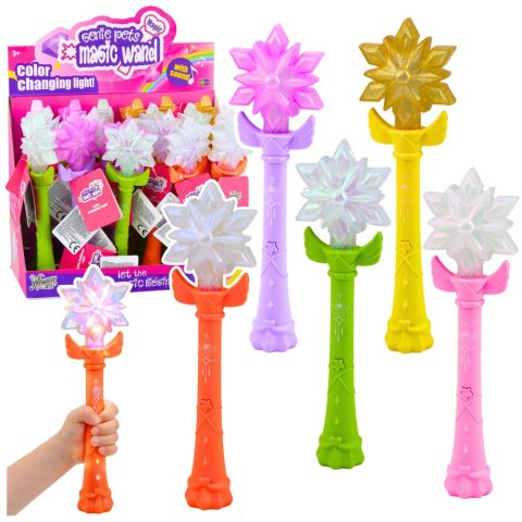 Magiczna Różdżka Świecąca Gwiazda Światła Dźwięki Mix