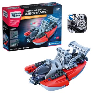 Naukowa Zabawa Klocki Laboratorium Mechaniki Motorówka Język Polski Clementoni 50247 Clementoni