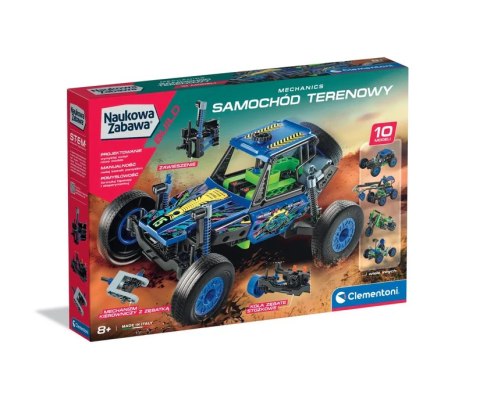 Naukowa Zabawa Klocki Laboratorium Mechaniki Samochód Terenowy Język Polski Clementoni 50918 Clementoni