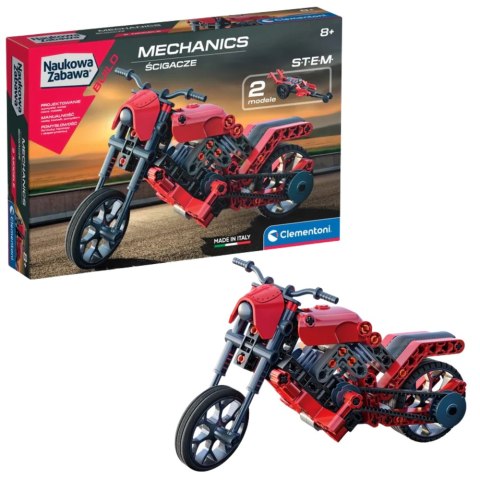 Naukowa Zabawa Klocki Laboratorium Mechaniki Ścigacze Język Polski Clementoni 50789 Clementoni