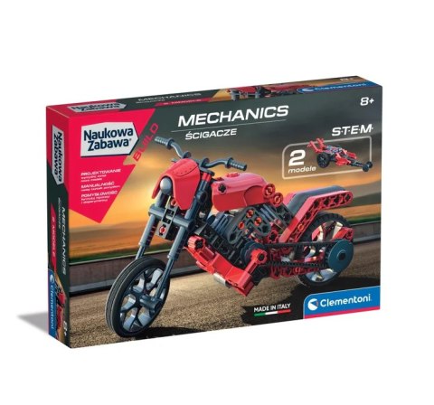 Naukowa Zabawa Klocki Laboratorium Mechaniki Ścigacze Język Polski Clementoni 50789 Clementoni
