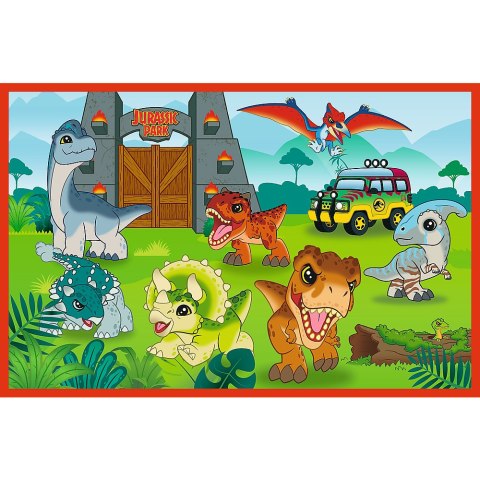 Puzzle - 2x24 - Małe dinozaury - Universal Jurassic World - Trefl 34437 Trefl Puzzle