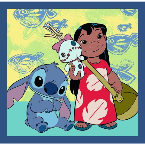 Puzzle - 3w1 (20, 36, 50) - Czas ze Stitchem - Lilo and Stitch - Trefl 34896 Trefl Puzzle