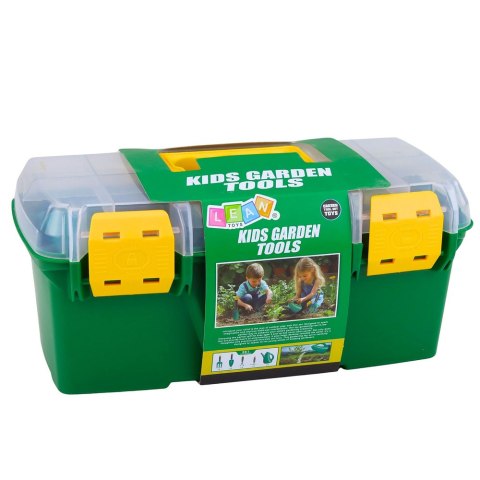 Zestaw Małego Ogrodnika w Walizce Narzędzia Ogrodowe Dla Dzieci 6 el. LEAN Toys