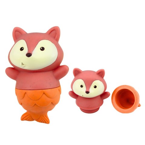 Zestaw Zabawki Do Kąpieli Zwierzątka Syrenki Gumowe 4 szt. LEAN Toys