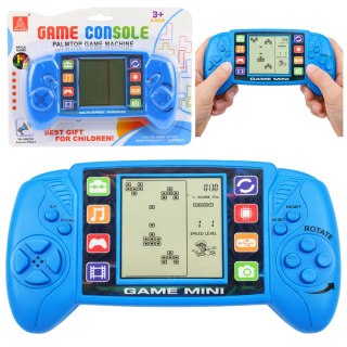 Elektroniczna Gra Konsola Do Gry Tetris Przenośna LCD Niebieska LEAN TOYS