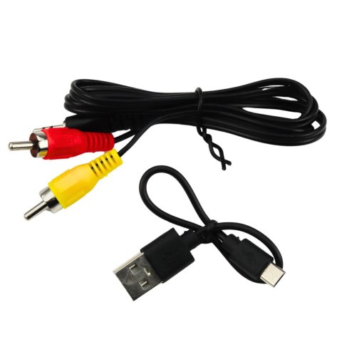 Elektroniczna Gra Konsola Retro Sup 400 Gier LCD 8 Bit Czerwona LEAN Toys