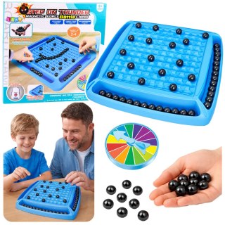 Gra Magnetyczna Kamienie Kulki Gra Planszowa Rodzinna Strategiczna 40 el. LEAN Toys