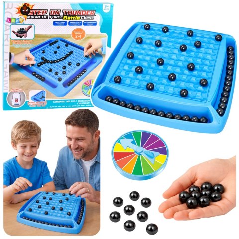 Gra Magnetyczna Kamienie Kulki Gra Planszowa Rodzinna Strategiczna 40 el.