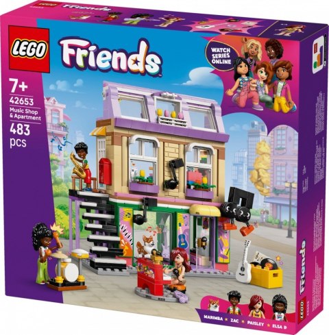 Klocki Friends 42653 Sklep muzyczny i mieszkanie LEGO