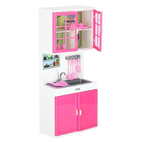 Mebelki dla lalek kuchnia 4 segmenty dźwięki LED 48cm Kik Sp. z o. o. Sp. k.
