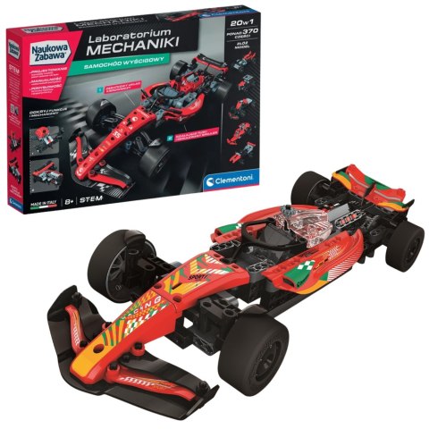 Naukowa Zabawa Laboratorium Mechaniki Samochód Wyścigowy Język Polski Clementoni 50403 Clementoni