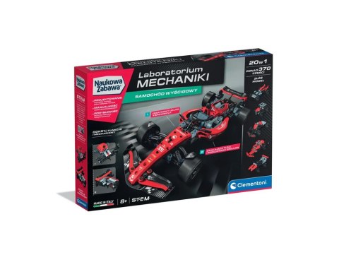 Naukowa Zabawa Laboratorium Mechaniki Samochód Wyścigowy Język Polski Clementoni 50403 Clementoni