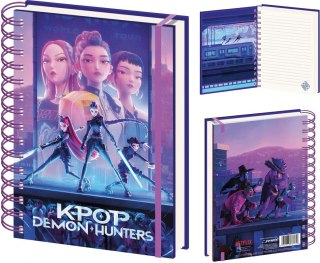 Pamiętnik notatnik spiralny A5 K-POP Demon Hunters Kids Euroswan
