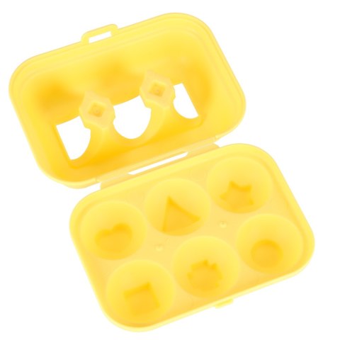 Układanka edukacyjna sorter dopasuj kształty jajka montessori zwierzątka 6 szt Kik Sp. z o. o. Sp. k.