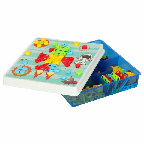 Wkrętarka wiertarka śrubki klocki konstrukcyjne zestaw majsterkowicza walizka 261 elementów Kik Sp. z o. o. Sp. k.