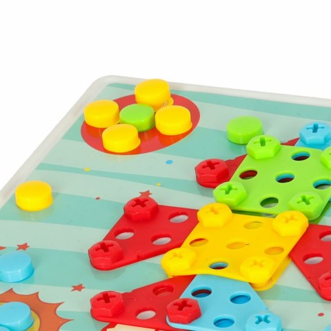 Wkrętarka wiertarka śrubki klocki konstrukcyjne zestaw majsterkowicza walizka 261 elementów Kik Sp. z o. o. Sp. k.