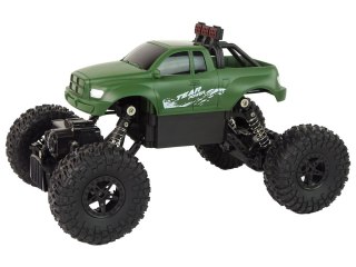 Zdalnie Sterowane Auto R/C 2.4 GHz 1:18 Zielone LEAN Toys