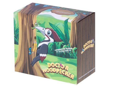 Gra montessori magnetyczna nakarm ptaszka złap robaczka głodny dzięcioł Kik Sp. z o. o. Sp. k.