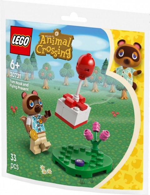 Klocki Animal Crossing 30731 Tom Nook i latający prezent LEGO
