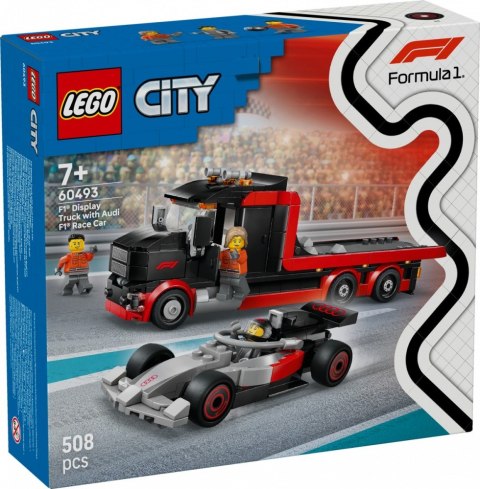 Klocki City 60493 Ciężarówka F1 z bolidem Audi F1 LEGO