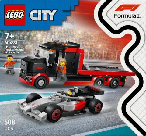 Klocki City 60493 Ciężarówka F1 z bolidem Audi F1 LEGO