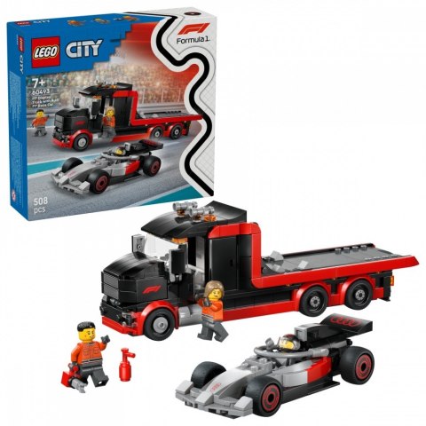 Klocki City 60493 Ciężarówka F1 z bolidem Audi F1 LEGO